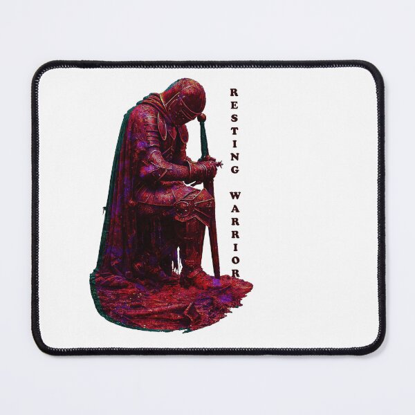 Item preview, Kneeling Knight Sticker designed and sold by store-nono.