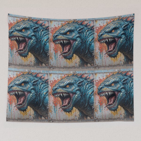 Item preview, Wall Art Diverse Artistic Expressions Cosmic Wars Fantasy designed and sold by ART ATTACK ZONE.