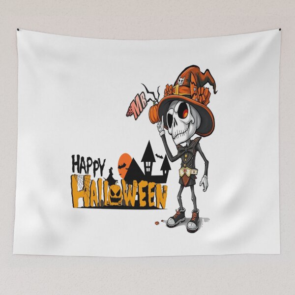 Item preview, Mr halloween graffiti art funny Happy cool family hip hop wken Professional design designed and sold by atomsama.