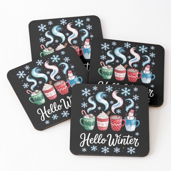 Item preview, Winter Coffee Lovers Snowman Christmas designed and sold by georgiaarsnal.