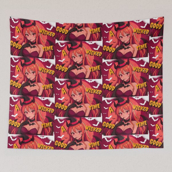 Item preview, A Wicked Good Time — Anime Witch Girl Halloween Art (Kawaii Gothic, Spooky Cute) designed and sold by Shop at the Top 4 U.