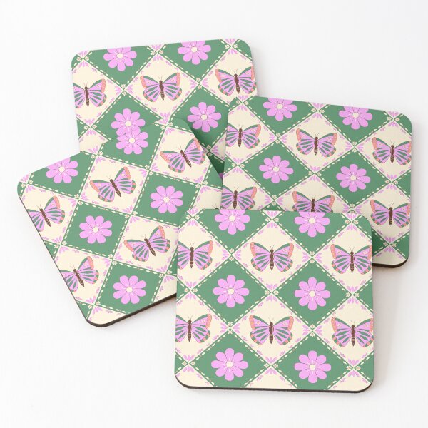 Item preview, Pink floral butterfly designed and sold by Aralma.