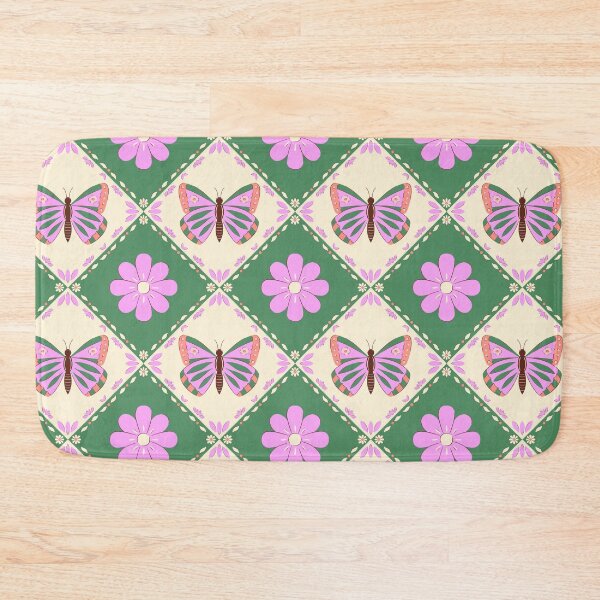 Item preview, Pink floral butterfly designed and sold by Aralma.
