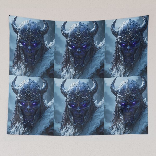 Item preview, Skull Viking Diverse Artistic Expressions Cosmic Wars Fantasy designed and sold by ART ATTACK ZONE.