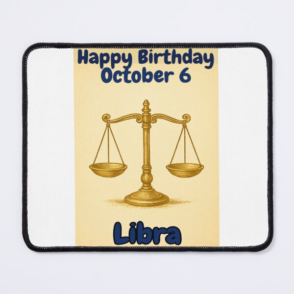 Item preview, Birthday Zodiac Sign – October 6 designed and sold by ariksworld.