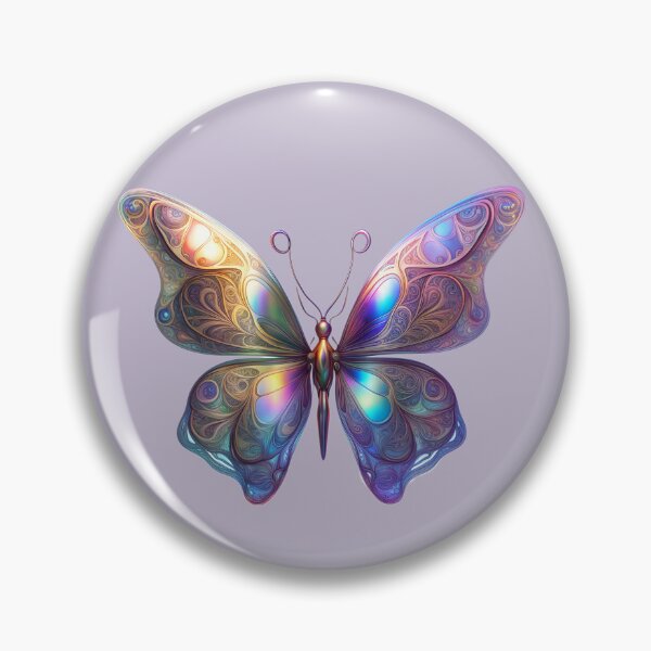 Item preview, Radiant Butterfly with Intricate Patterns designed and sold by Roanemermaid.