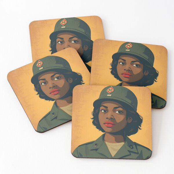 Item preview, Vintage Woman Soldier designed and sold by Vintage City.