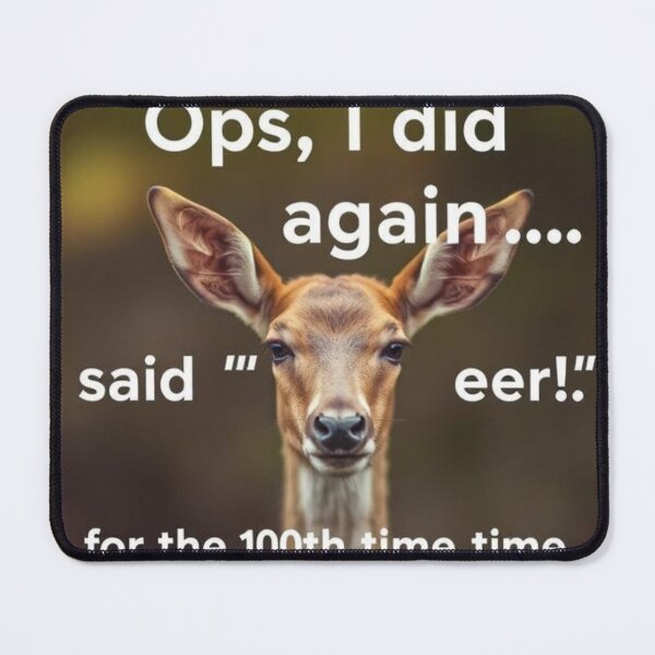 Item preview, Oops, I did it again… said ‘Oh deer!’ for the 100th time designed and sold by SSMC DREAM DESIGN.