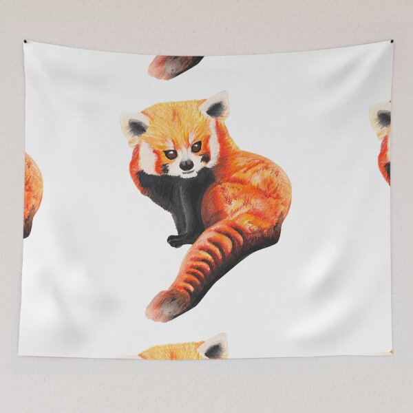 Item preview, Red Panda Illustrated in Watercolor designed and sold by Imagicarolina.