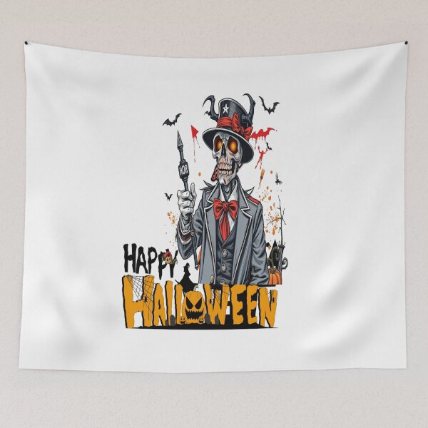 Item preview, Mr halloween graffiti art funny Happy cool family hip hop wken Professional design designed and sold by atomsama.