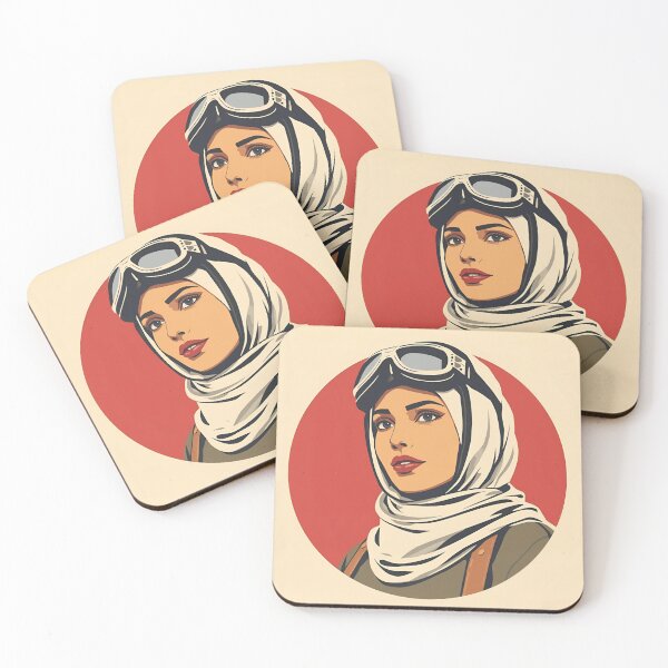 Item preview, Vintage Female Aviator designed and sold by Vintage City.