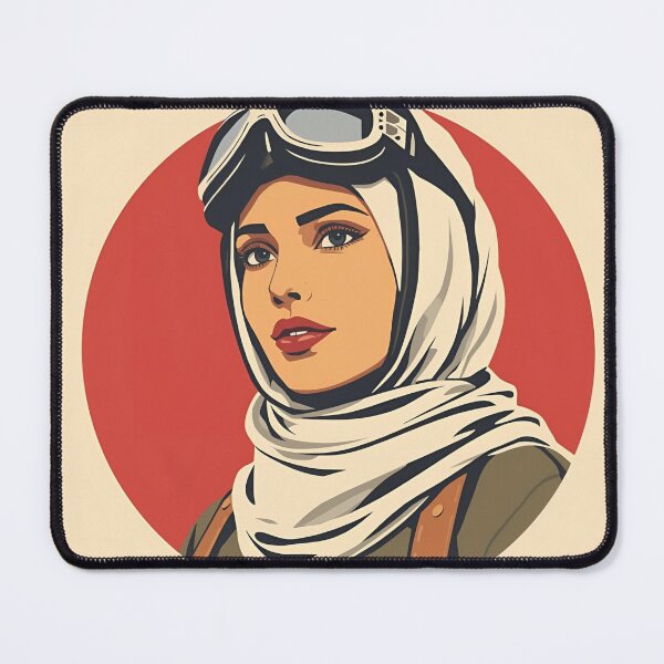 Item preview, Vintage Female Aviator designed and sold by Vintage City.