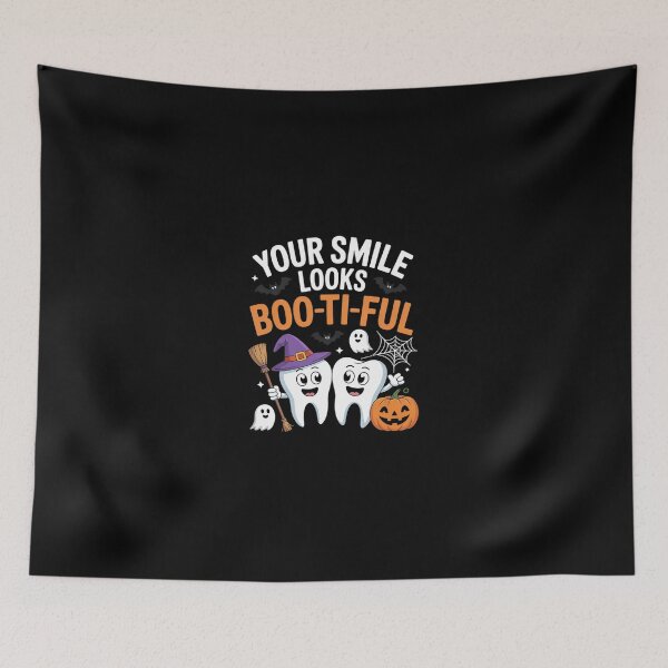 Item preview, Your Smile Look Bootiful Teeth Dentist Halloween  designed and sold by Belkisallen.
