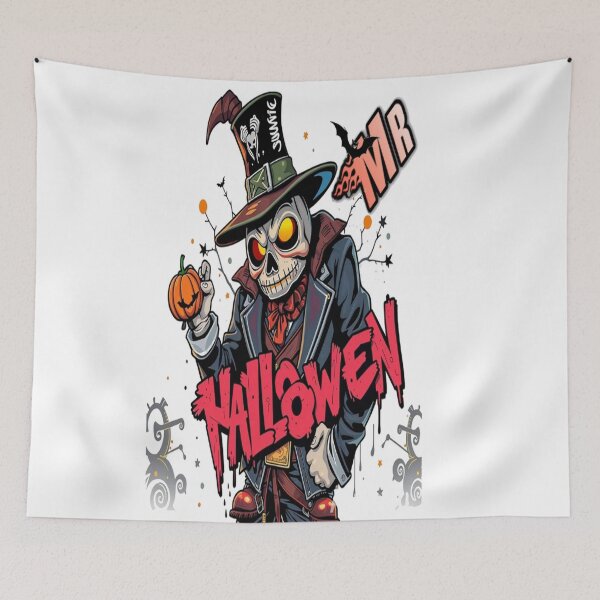 Item preview, Mr halloween graffiti art funny Happy cool family hip hop wken Professional design designed and sold by atomsama.