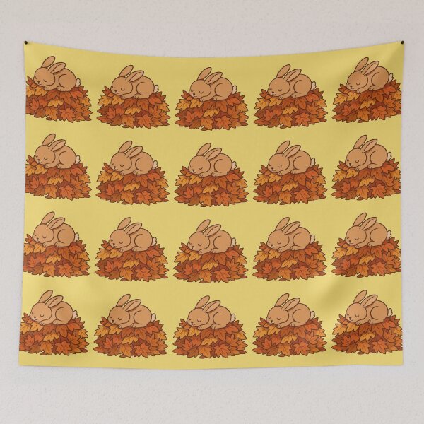 Item preview, A Cozy Autumn Nap in a Leaf Pile designed and sold by IraBum.