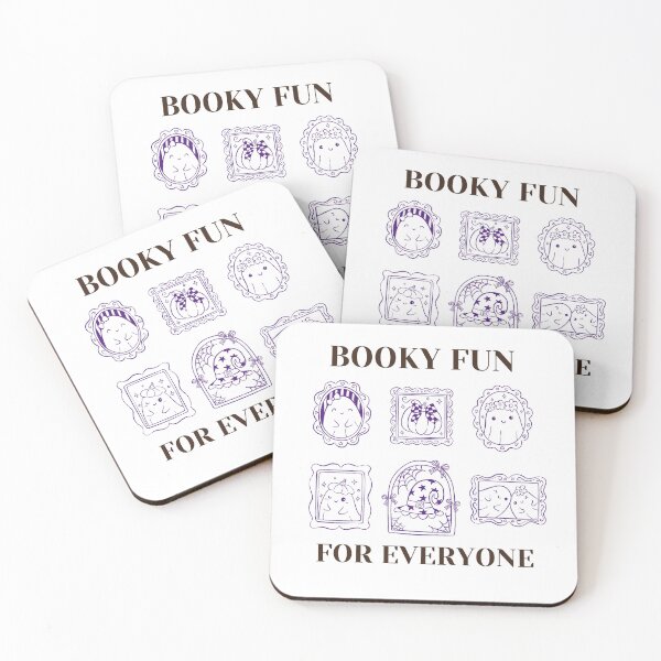 Item preview, Booky Fun Cute Purple Ghost T-Shirt | Dark Academia Reading Sticker & Tote Bag designed and sold by lilMimiStudio.