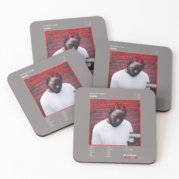 Item preview, KENDRICK-LAMAR---DAMN.-TRACKLIST-ALBUM-T-SHIRT designed and sold by AlfredKWilson.