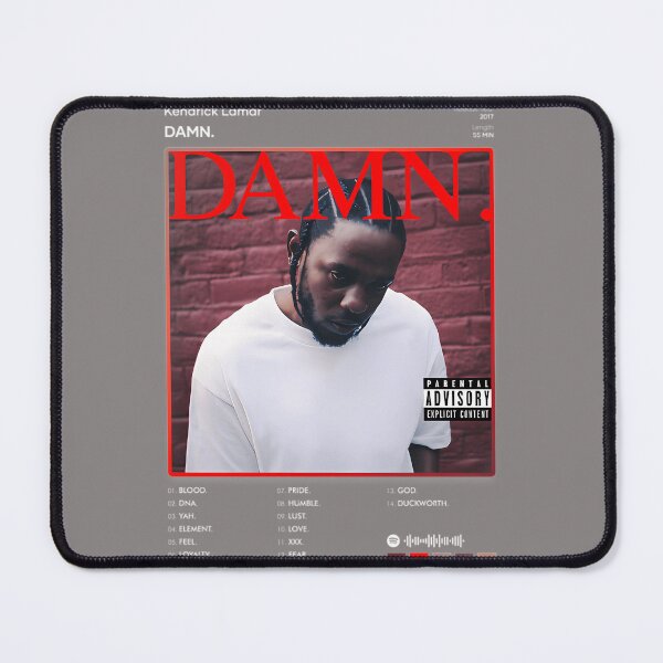 Item preview, KENDRICK-LAMAR---DAMN.-TRACKLIST-ALBUM-T-SHIRT designed and sold by AlfredKWilson.