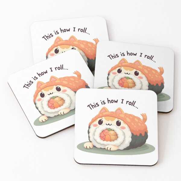 Item preview, Sushi Cat This is how I roll designed and sold by Uglyandcute.