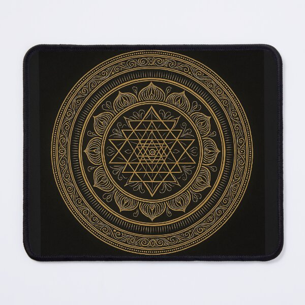 Item preview, Golden Tantric Circle – Sacred Sri Yantra Mandala designed and sold by Indie Designs.