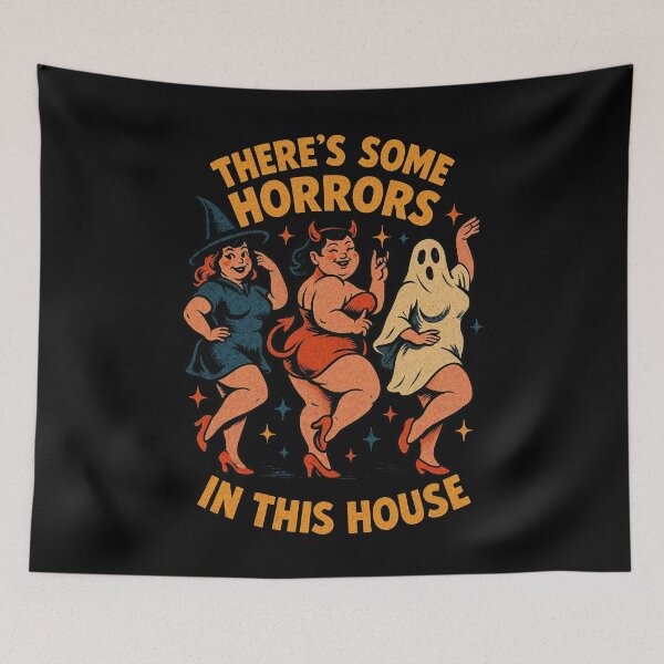 Item preview, There’s Some Horrors in This House Funny Halloween Design designed and sold by Victor Shadehorn.