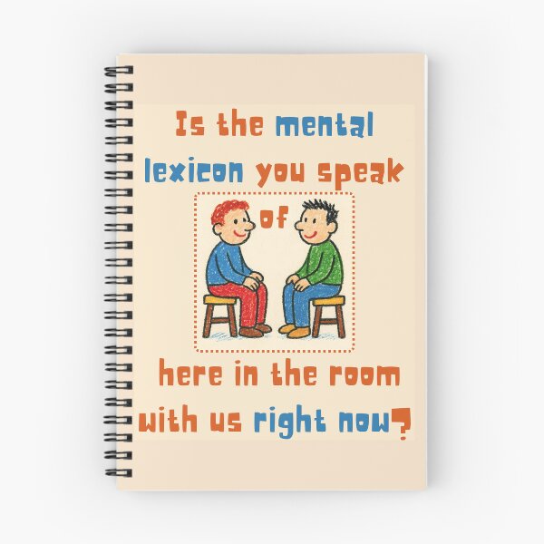Item preview, Mental Lexicon Linguistics Meme designed and sold by Nerd Romance Café.