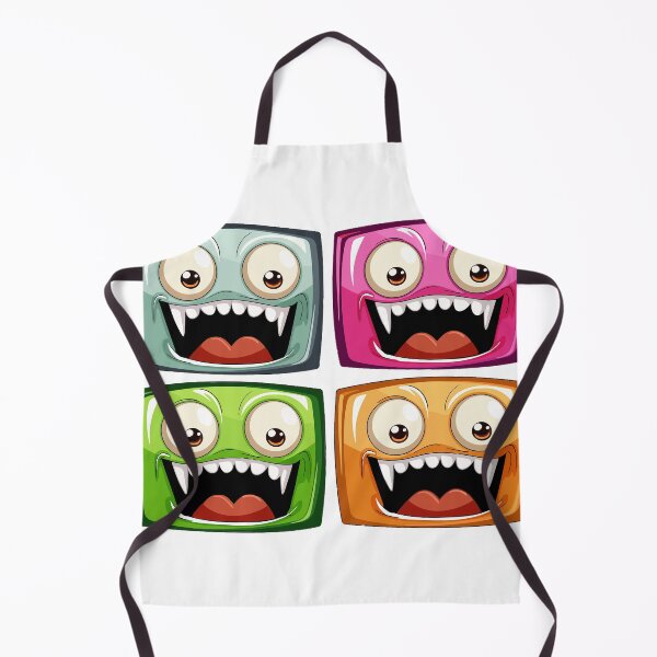 Item preview, fanged monsters designed and sold by GraphicStyleX.