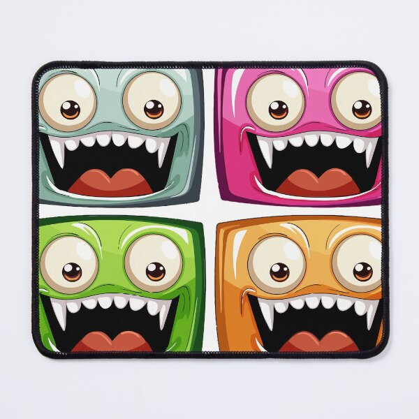 Item preview, fanged monsters designed and sold by GraphicStyleX.