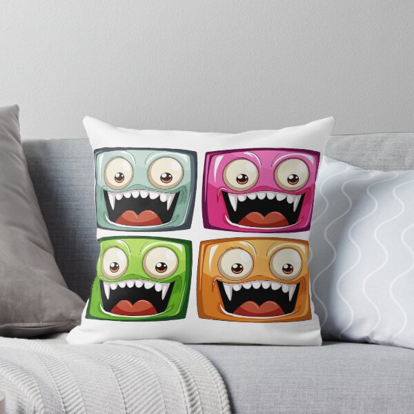 Item preview, fanged monsters designed and sold by GraphicStyleX.