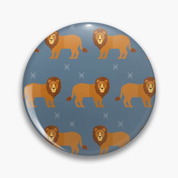 Item preview, Lions on blue designed and sold by reneesillus.