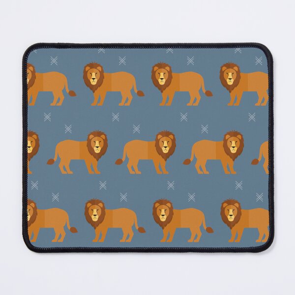 Item preview, Lions on blue designed and sold by reneesillus.