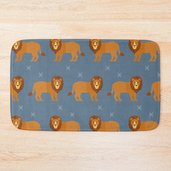 Item preview, Lions on blue designed and sold by reneesillus.