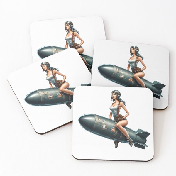 Item preview, Bomber Girl – Beauty with an Explosion of Style designed and sold by RAWLIFEGRAPHIC.