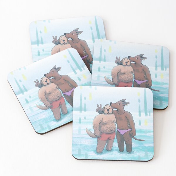 Item preview, Dogs at thed Beach designed and sold by roh42.