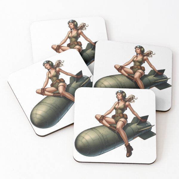 Item preview, Bomber Girl – Beauty with an Explosion of Style designed and sold by RAWLIFEGRAPHIC.