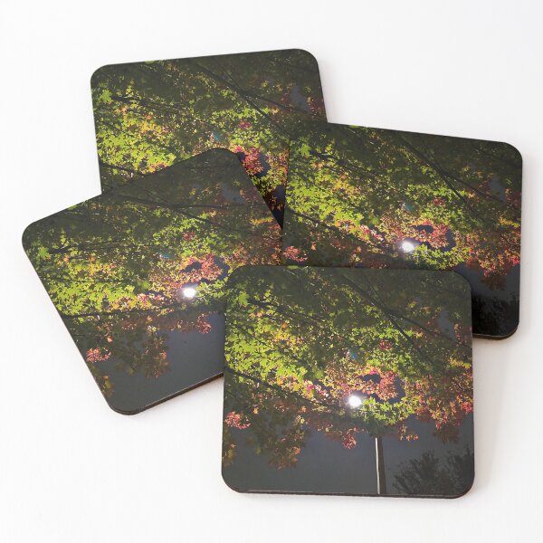 Item preview, Hojas de otoño y una farola designed and sold by Ryan J Hunter.
