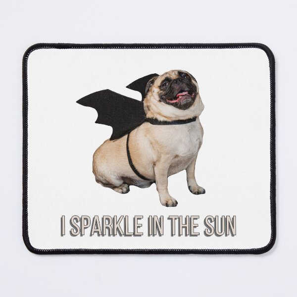 Item preview, Diego the Pug - I Sparkle in the Sun- Bat Wings Costume - Spooky Time Collection designed and sold by 9VoltGorilla.
