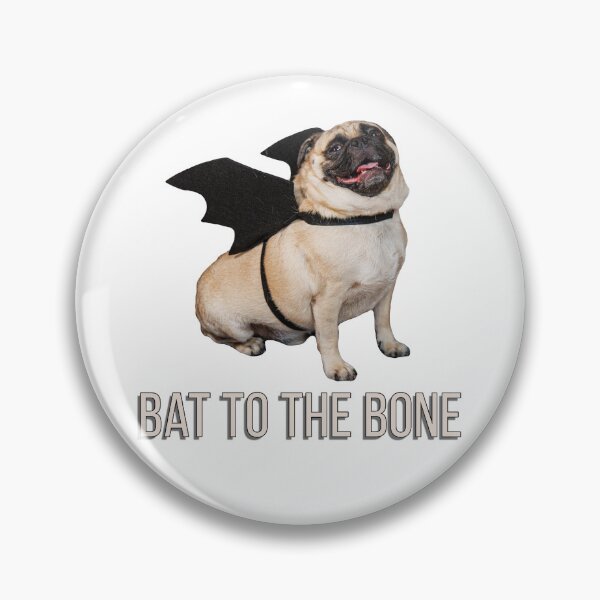 Item preview, Diego the Pug - Bat to the Bone- Bat Wings Costume - Spooky Time Collection designed and sold by 9VoltGorilla.