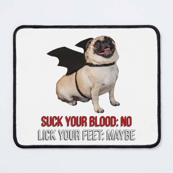 Item preview, Diego the Pug - Bat Wings - Kind Vampire - Spooky Time Collection designed and sold by 9VoltGorilla.