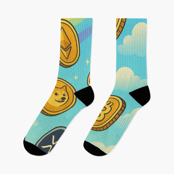 Item preview, ? Crypto Rain – Bright Happy Coin Shower T-Shirt Design designed and sold by LatestDesign95.
