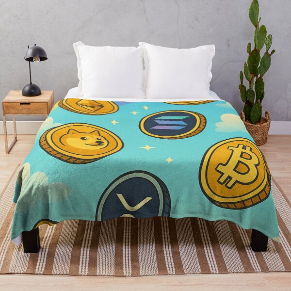 Item preview, ? Crypto Rain – Bright Happy Coin Shower T-Shirt Design designed and sold by LatestDesign95.