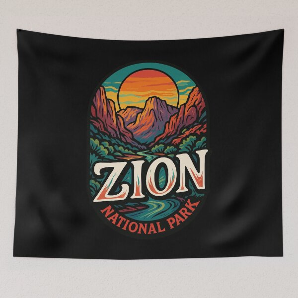 Item preview, Zion National Park Utah Travel designed and sold by TomFrontierArt.