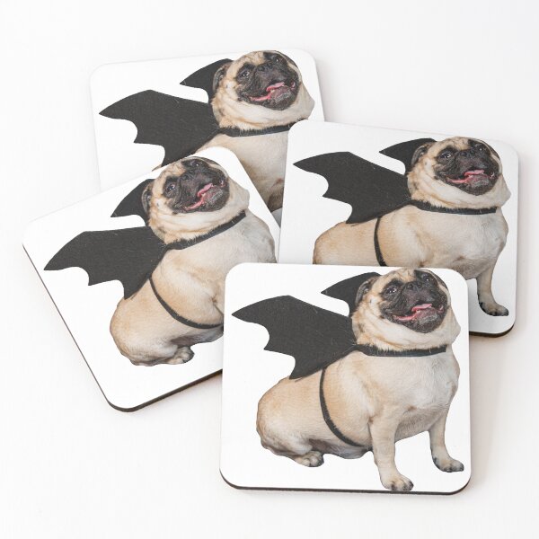Item preview, Diego the Pug - Bat Wings Costume - Spooky Time Collection designed and sold by 9VoltGorilla.