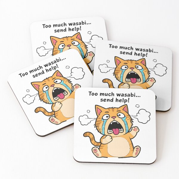 Item preview, Sushi Cat Too much wasabi... send help! designed and sold by Uglyandcute.