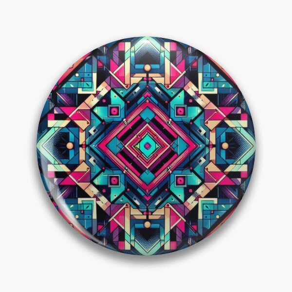 Item preview, Colorful geometric decorative pattern  designed and sold by Dogandesighn.
