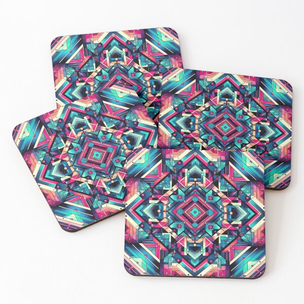 Item preview, Colorful geometric decorative pattern  designed and sold by Dogandesighn.