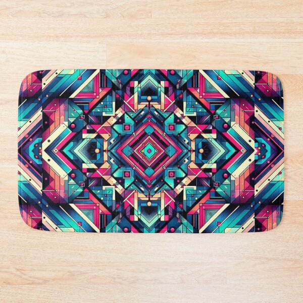 Item preview, Colorful geometric decorative pattern  designed and sold by Dogandesighn.