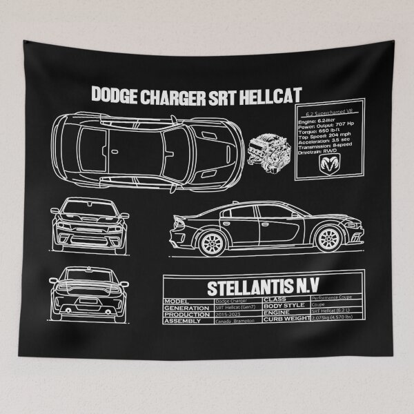 Item preview, Dodge Charger SRT Hellcat designed and sold by BronArtworks.
