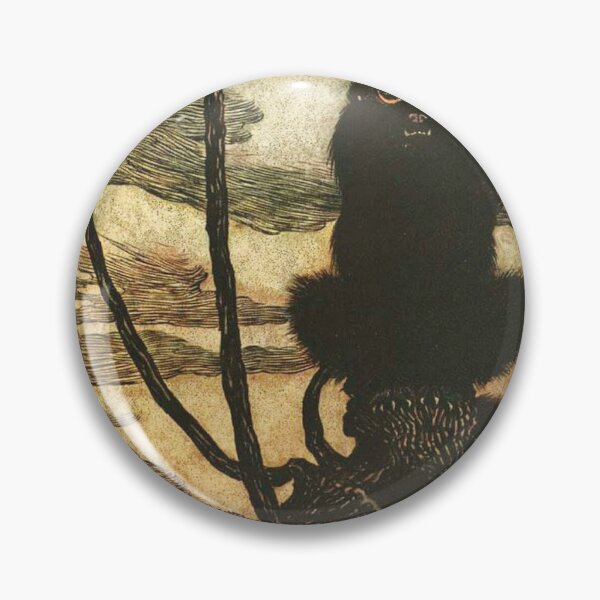 Item preview, 1920 Arthur Rackham illustration "By day she made herself into a cat" designed and sold by 2ndBloom.