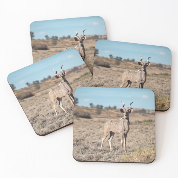 Item preview, Grace of the Savanna — Greater Kudu Standing Proud in Golden Light designed and sold by DavideAntoniani.